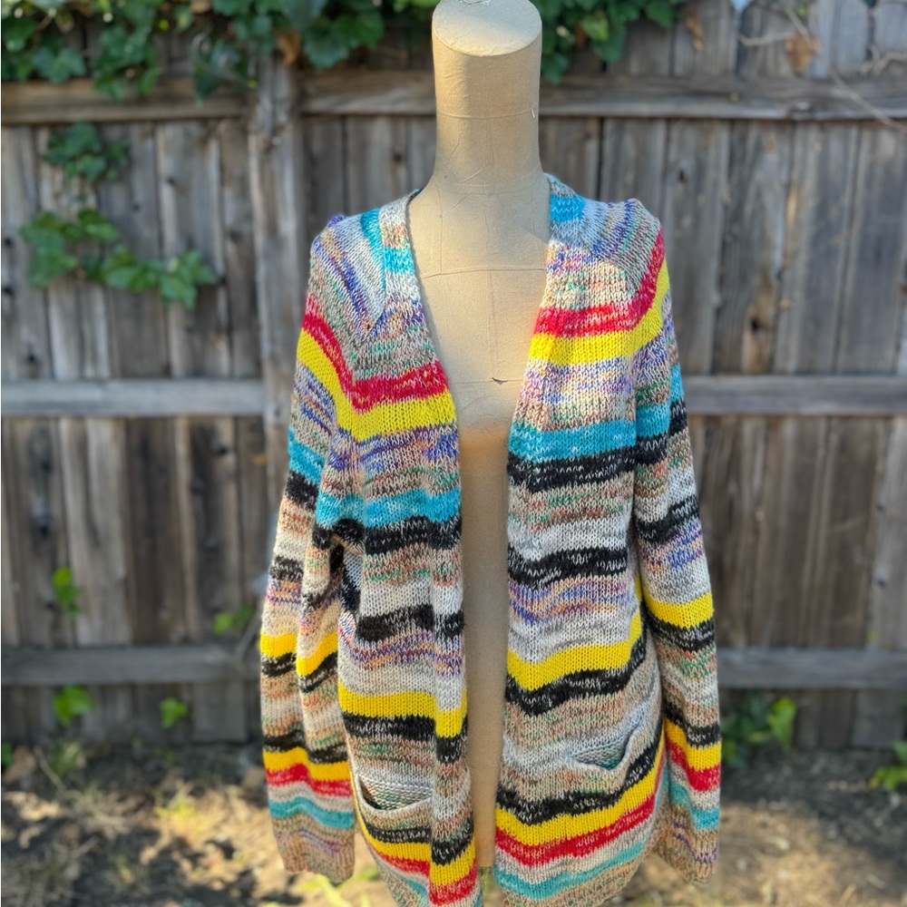 Colorful Striped Women's Sweater
